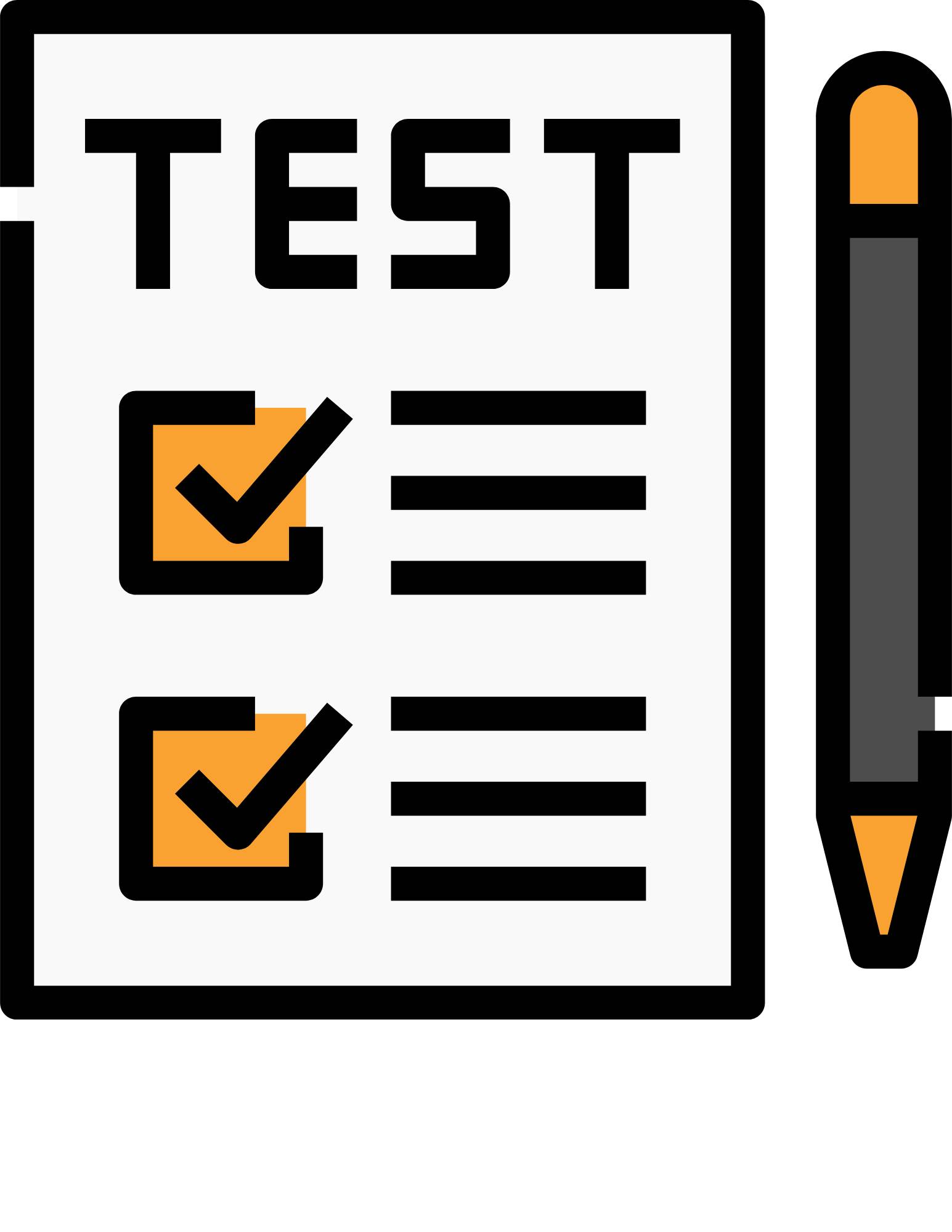 black white check list